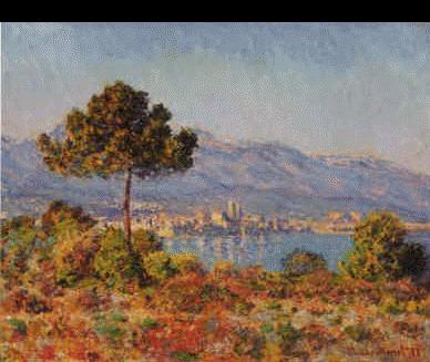 Claude Monet Antibes Seen from the Notre Dame Plateau